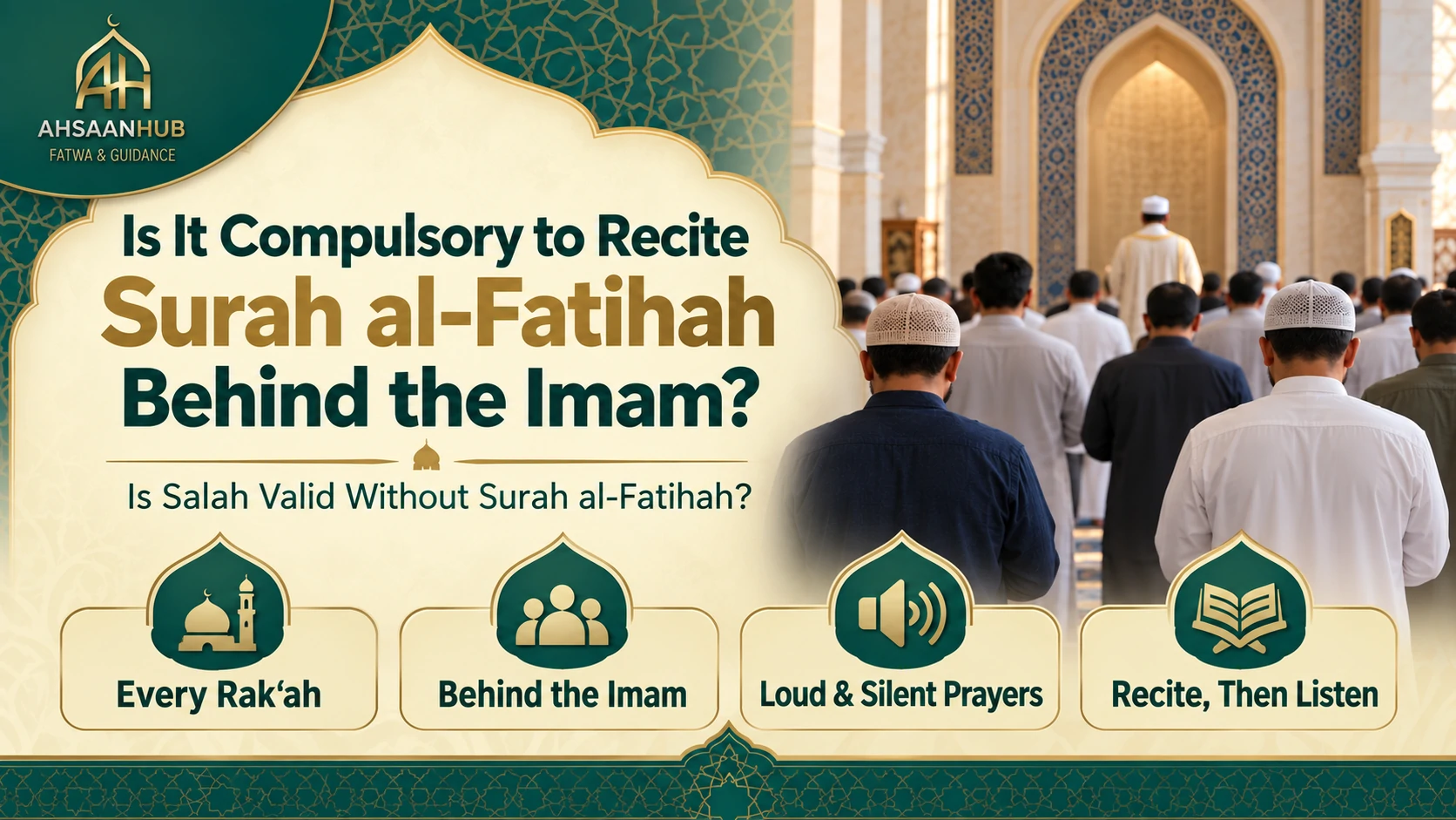 is it Compulsory to Recite Surah al-Fatiha while praying behind imam?