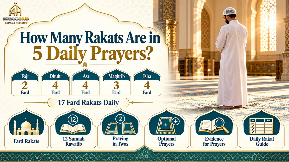 How many Rakats in 5 daily prayers complete guide for Fard and Sunnah prayers